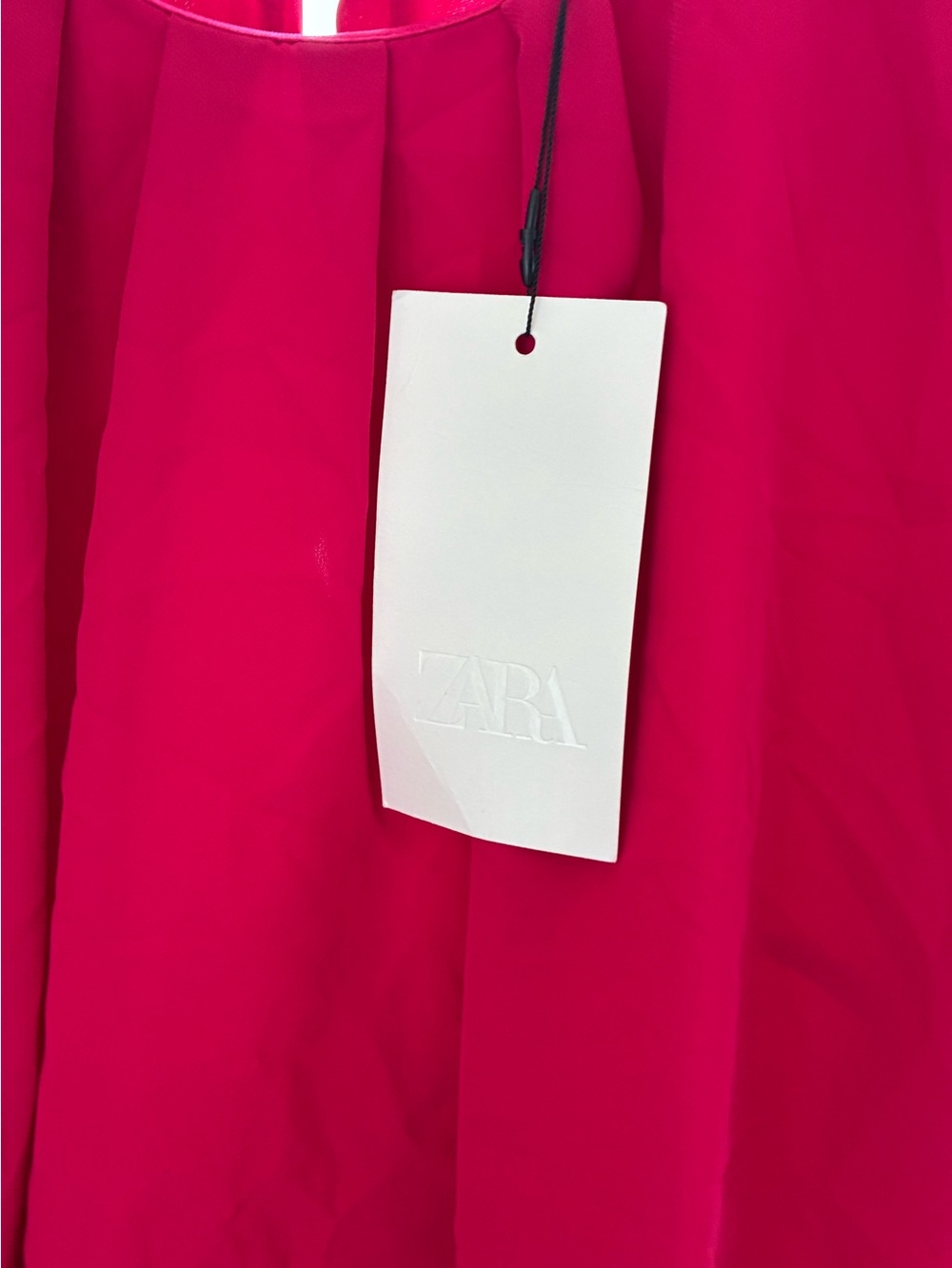 Zara Hot Pink Mini Shorts Romper